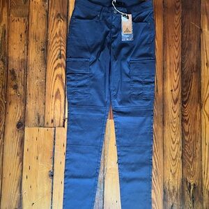 Prana Meme Pants Women Size 0 Gray Diamond Print Cargo‎ Wicking Stretch Hiking